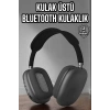 VipMarketim P9 Plus Hi-fi Ses Kalitesi Ayarlanabilir Mikrofonlu Bluetooth Kulaklık Siyah
