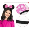 VipMarketim Pembe Fiyonklu Minnie Mouse Tacı Mini Kulak