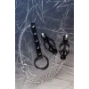 VipMarketim Penis Halkalı Meme Kelepçeleri,  Metal, Siyah