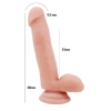 VipMarketim Philander 18cm Kıkırdaklı Gerçekçi Dildo