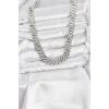 VipMarketim Pirinç Cuba Chain Gurmet Model Kolye 5886