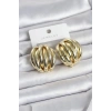 VipMarketim Pirinç Gold Renk Vintage Kadın Küpe 5886