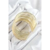 VipMarketim Pirinç Tel Sarma Model Gold Renk Kadın Bileklilk 5886