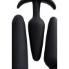 VipMarketim Popo Pleasure Eridani Anal Kılıf Seti, Silikon, Siyah, 3 Adet