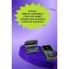 VipMarketim Powerbank Aynalı Bluetooth Kulaklık Ve Akıllı Saat Seti ANC Özelliği Dokunamatik