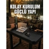 VipMarketim Pratik Katlanabilir Masa Kamp Piknik Bahçe ve Karavan Kullanımına Uygun