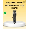 VipMarketim Profesyonel Tıraş Makinesi LCD Ekranlı Turbo Mod ve Güçlü Motor