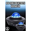 VipMarketim Projektör Yıldız Gece Lambası Disko Topu Bluetooth Bağlantılı Taşınabilir Şarjlı