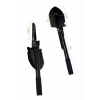 VipMarketim Pusulalı Katlanabilir Kazma Kürek Kamp Seti Kamp Küreği Portatif Çantalı