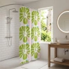 VipMarketim PVC Duş Perdesi - Çift Kanatlı - 12 Halkalı - 90x180 cm