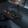VipMarketim Rampage MP-21 PULSAR M RGB 252x328x3mm RGB Led Gaming MOUSE PAD (Siyah)(1923)