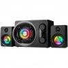 VipMarketim RAMPAGE RMS-G8Antares 25W 2+1 Masaüstü FM/BT/SD/USB Rainbow Aydınlatma Siyah Kasa Speaker(1923)
