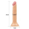 VipMarketim Realdo Strappy 14cm Gerçekçi Testisli Belden Bağlamalı Strap On Protez Penis