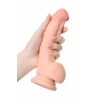VipMarketim Realstick Elite Damon Gerçekçi Yapay Penis, Tpr, Çıplak, 20 Cm