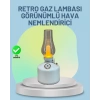 VipMarketim Renkli Led Işıklı Retro Gaz Lambası Aroma Terapi Mist Maker