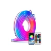 VipMarketim RGB Akıllı LED Neon Şerit Işık 3 Metre Uzaktan Kumandalı ve Telefon Kontrollü Renkli Aydınlatma