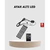 VipMarketim RGB Araç İçi LED Aydınlatma 12V 48 LED Müzik Kontrollü 4 Şerit Set