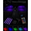 VipMarketim RGB Araç İçi Şerit LED Seti Müzik Kontrollü Ambiyans Aydınlatma
