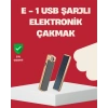 VipMarketim Rüzgar Geçirmez Elektronik Çakmak – Modern Tasarım Metal Gövde