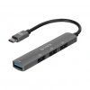 VipMarketim S-LINK SW-U324 Type-C to 3xUSB 2.0 1xUSB 3.0 Metal USB HUB(1923)