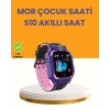 VipMarketim S10 Mor Akıllı Çocuk Saati Konum Takip ve Güvenlik Özellikli