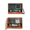 VipMarketim Saatli Fenerli Bluetooth Nostaljik Radyo AUX SD USB Girişli Bluetooth Hoparlör
