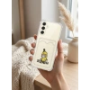 VipMarketim Samsung Galaxy A36 Boş Yapma Muz Detaylı Kart Bölmeli Şeffaf Telefon Kılıfı