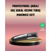 VipMarketim Şarjlı Saç Sakal Kesim Makinesi Detaylı Kesim İçin Hassas Başlıklı