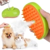VipMarketim Şarjlı Soğuk Buharlı Kedi Köpek Fırçası Tarağı