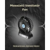VipMarketim Şarjlı USB Fan – Masaüstü Mini Vantilatör Taşınabilir Işıklı 3 Kademeli Sessiz
