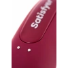 VipMarketim Satisfyer Curvy 1 Connect App Vakum Dalgası Klitoris Vibratörü, silikon, kırmızı, 14,3 cm