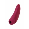 VipMarketim Satisfyer Curvy 1 Connect App Vakum Dalgası Klitoris Vibratörü, Silikon, Kırmızı, 14,3 Cm