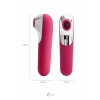 VipMarketim Satisfyer Dual Love Pink Vakum Klitoral Uyarıcı Vibratör, Silikon, Kırmızı, 16 Cm