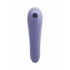VipMarketim Satisfyer Dual Pleasure Vakum Dalgası Klitoral Vibratör, Silikon, Mor, 17.9 Cm