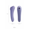 VipMarketim Satisfyer Dual Pleasure Vakum Dalgası Klitoral Vibratör, Silikon, Mor, 17.9 Cm