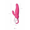 VipMarketim Satisfyer Mr.Rabbit Vibratör, silikon, kırmızı, 22,1 cm