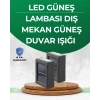 VipMarketim Şeffaf Abajurlu Duvar Tipi Solar Işık