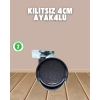 VipMarketim Sehpa ve Ekipmanlar İçin Kilitsiz 4 cm Ayak 4’lü
