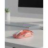 VipMarketim Sessiz Tıklamalı Şeffaf Mouse Bluetooth ve USB Uyumlu