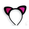 VipMarketim Sevimli Kedi Kulak Pofuduk Kedi Taç Siyah İçi Şeker Fuşya Renk 17x15 cm