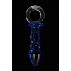 VipMarketim Sexus Glass Anal Kılıfı, Cam, Mavi, 16 Cm, Ø 3,5 Cm
