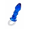 VipMarketim Sexus Glass Anal Kılıfı, Cam, Mavi, 16 Cm, Ø 3,5 Cm
