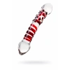 VipMarketim Sexus Glass Çift Taraflı Cam Dildo , Şeffaf, 21 cm