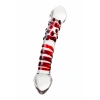 VipMarketim Sexus Glass Çift Taraflı Cam Dildo , Şeffaf, 21 Cm