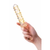 VipMarketim Sexus Glass Çift Taraflı Cam Dildo, Şeffaf, 25 Cm