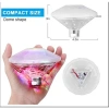 VipMarketim Sıcak LED sualtı gece lambası banyo yüzme havuz ışığı