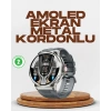 VipMarketim Şık Metal Kasa ve Değiştirilebilir Kordonlarla SW80 Smartwatch
