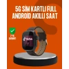 VipMarketim SIM Kartlı Akıllı Saat AMOLED Ekran Android Sistem