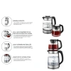 VipMarketim Sinbo 2si 1 Arada Çaycı - Kettle - 2.0L + 1.2L Kapasite - Cam Gövde