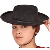 VipMarketim Siyah Renk Keçe Flamenko Şapkası Çocuk Boy